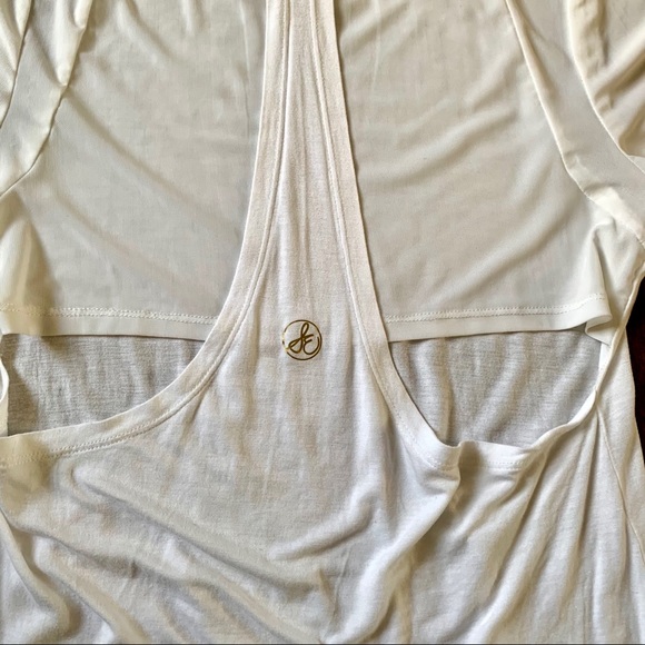 Sam Edelman White Long Sleeve Mesh Back Tee SZ-S - Picture 11 of 12